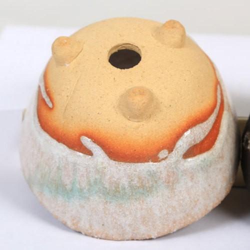 信楽焼の植木鉢 3つ 大中小 使用品 信楽焼の植木鉢 3つ 大中小