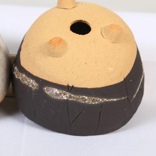 鉢：国産信楽焼 三つ足丸鉢* 資材 : 遊恵盆栽 Yahoo!店 - 通販 - Yahoo