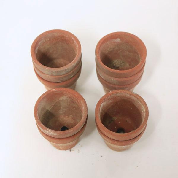 中古】国産素焼き鉢 深鉢 朱温 2号 10個セット : 遊恵盆栽 Yahoo