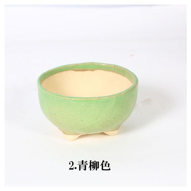 現代小鉢：祥石(二代目)ゆうき*丸鉢 4号 : 遊恵盆栽 Yahoo!店 - 通販