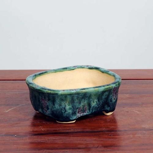 鉢：重兵衛 長方鉢 11.9cm【現】*資材 : 遊恵盆栽 Yahoo!店 - 通販