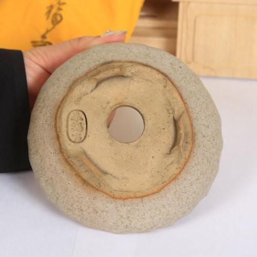 盆栽鉢　初代東福寺 盆栽鉢 「東福寺瑠璃釉楕円鉢」 植木鉢 初代 平安東福寺 登窯 5号 15cm