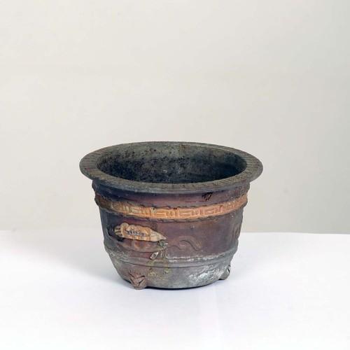 盆栽小鉢：丹波立杭焼 重一 9.8cm【現】*資材 : 遊恵盆栽 Yahoo!店