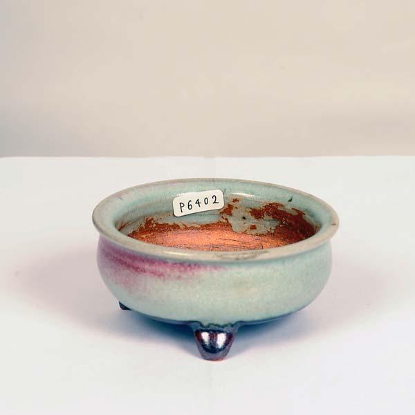 現代小鉢：平安虹泉　足付丸鉢　9.2ｃｍ【現】*資材 へいあんこうせん