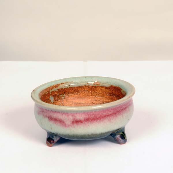 現代小鉢：平安虹泉 足付丸鉢 9.2cm【現】*資材 へいあんこうせん