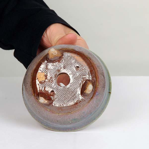 現代小鉢：平安虹泉 足付丸鉢 9.8cm【現】*資材 へいあんこうせん