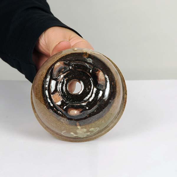 現代小鉢：平安虹泉　足付丸鉢　10.0ｃｍ【現】*資材_2