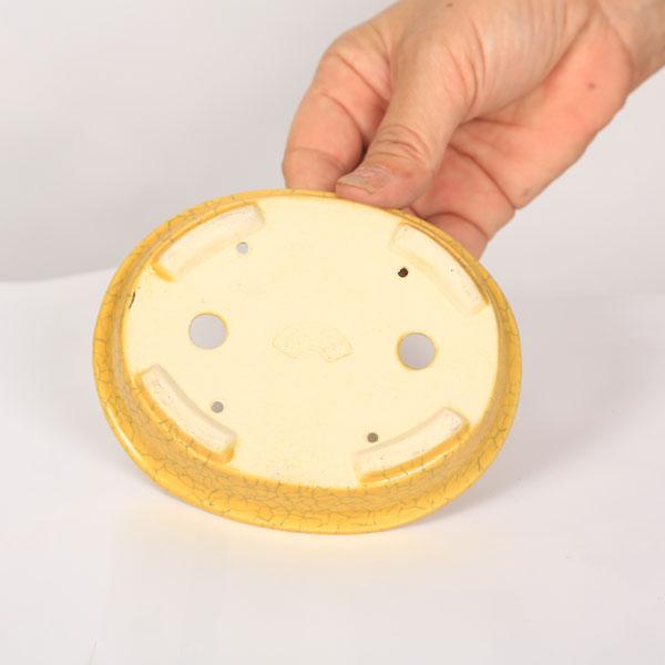 現代小鉢：鴻陽 楕円鉢 12.4cm【現】*資材 : 遊恵盆栽 Yahoo!店