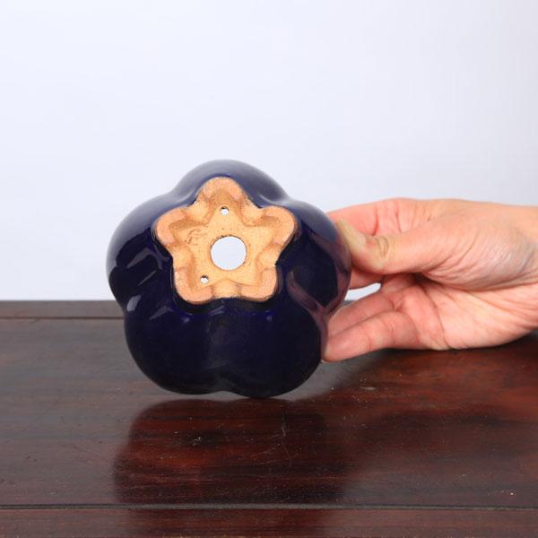 鉢：服部　輪花鉢　10.7ｃｍ【現品】*　資材_1