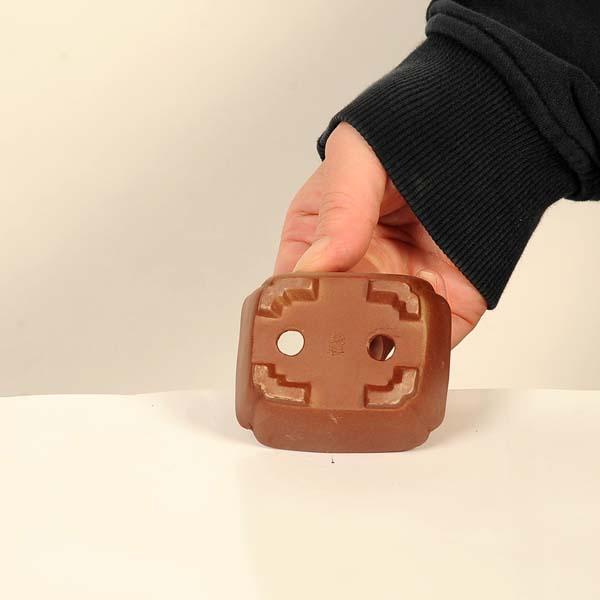 現代小鉢：柴勝 長方鉢【現品】*shibakatu 7.0cm : 遊恵盆栽 Yahoo!店