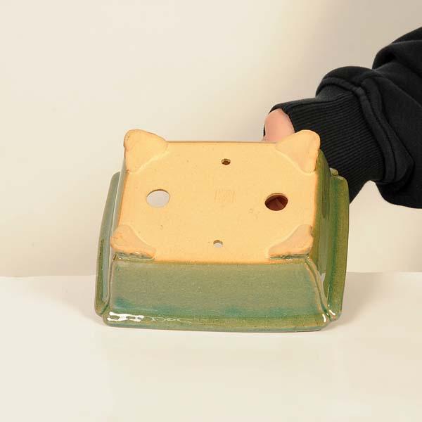 現代小鉢：柴勝 長方鉢【現品】*shibakatu 16.2cm : 遊恵盆栽 Yahoo!店