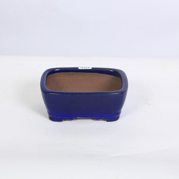 現代小鉢：柴勝 長方撫角切立鉢【現品】*shibakatu 12.5cm : 遊恵盆栽