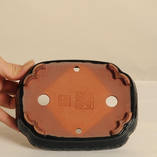 伊藤屯洋　 盆栽鉢 盆栽小鉢：伊藤屯洋(とんよう) 長方鉢 14.8cm *現品もの 資材 : 遊恵