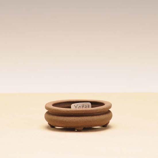 小品盆栽鉢 / 作家：英明 盆栽小鉢：英明（耀山） (丸鉢 9.0cm)* 資材 : 遊恵盆栽 Yahoo