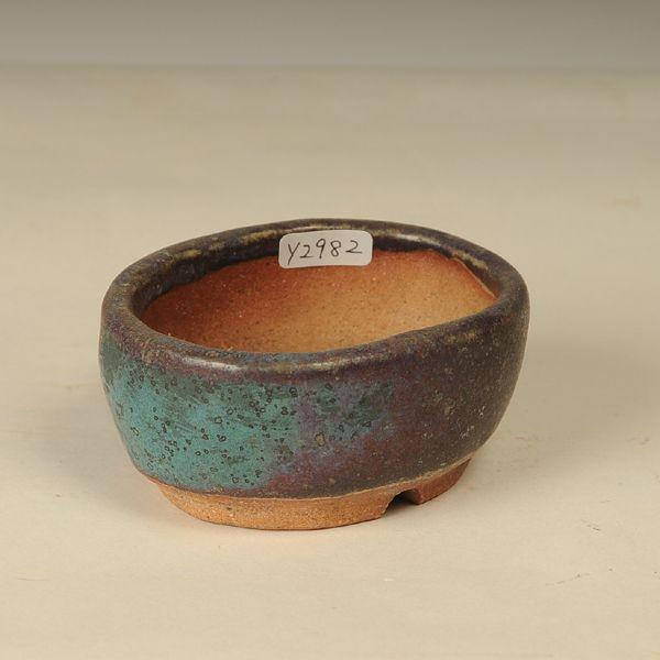 盆栽小鉢：作者不明 (だ円鉢 9cm)*資材 : 遊恵盆栽 Yahoo!店 - 通販