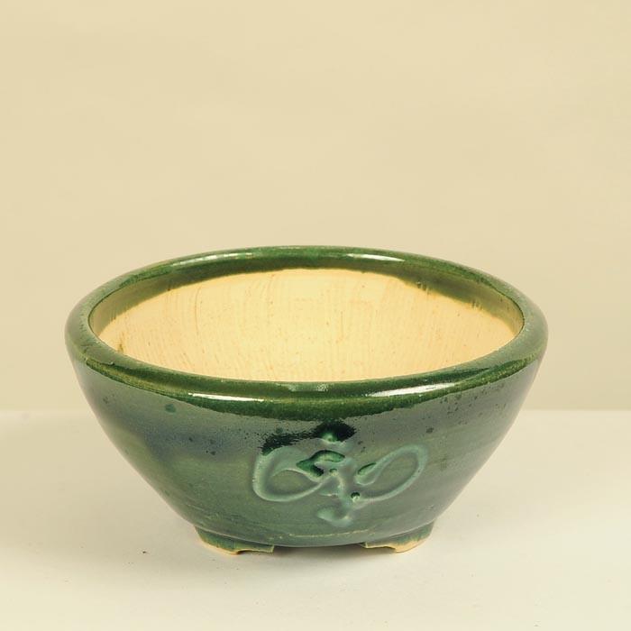 盆栽小鉢：平安虹泉 (丸鉢 10.8cm)* 資材 : 遊恵盆栽 Yahoo!店 - 通販