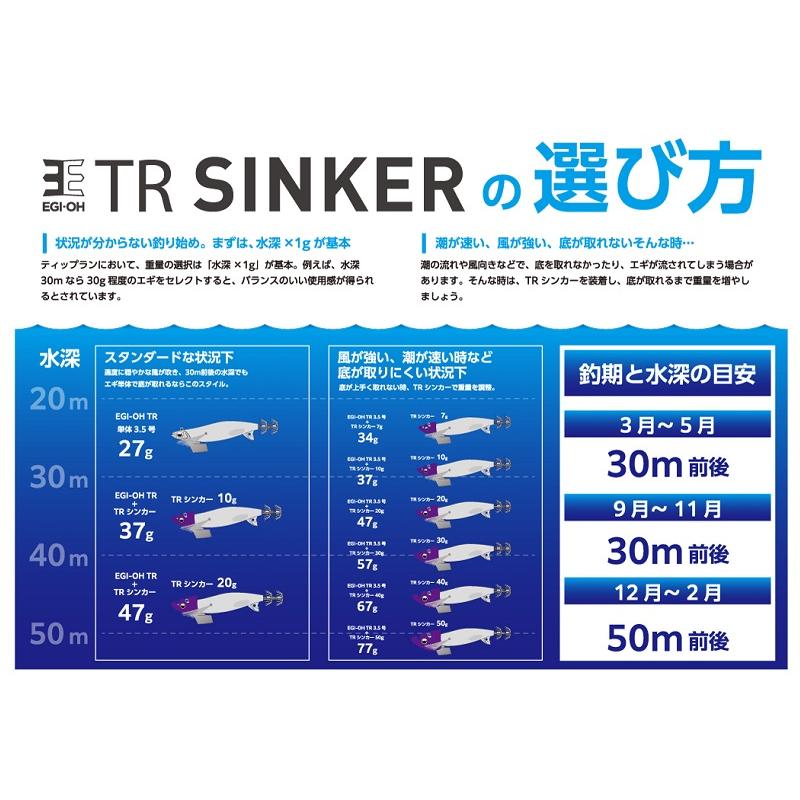 ヤマシタ エギ王 TRシンカー 30g BP ブルピン : つり具のBunBun Yahoo