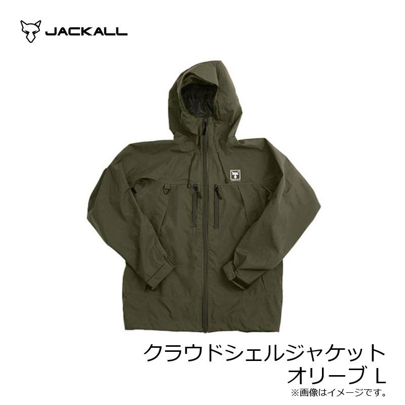 JACKALL（ジャッカル） クラウドシェルジャケット L オリーブ : つり具