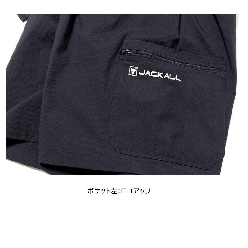 ジャッカル　PA-B004 フィッシングショートパンツ M ライトブルー / 撥水 大型ポケット 半ズボン 夏物_3