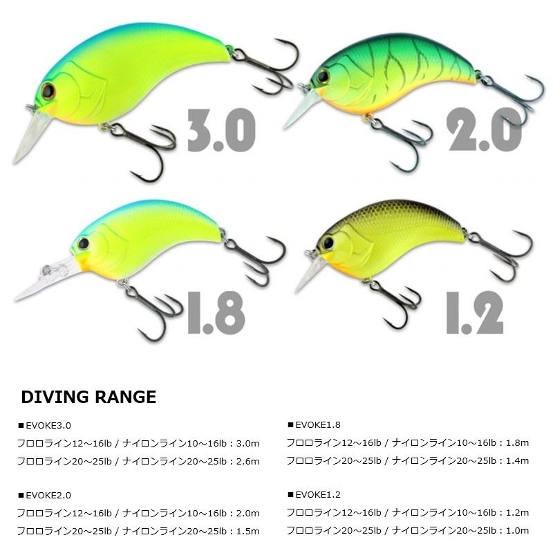 deps（デプス） イヴォーク 1.8 #25 ヒデンレッドクロー : つり具の