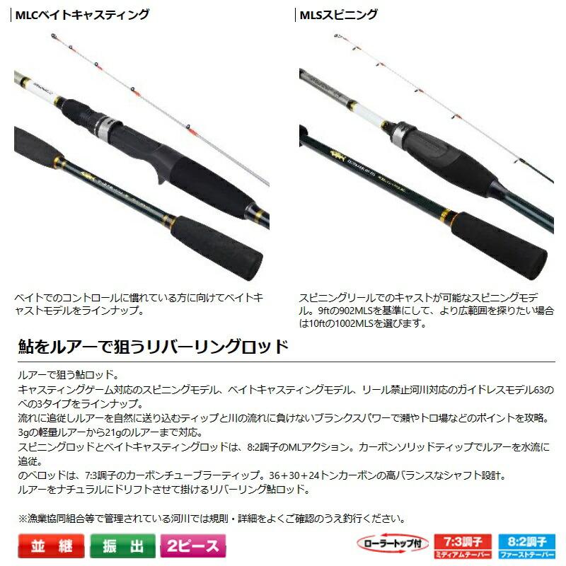 PROX（プロックス） リバーリングアユ 1002MLS / スピニングモデル