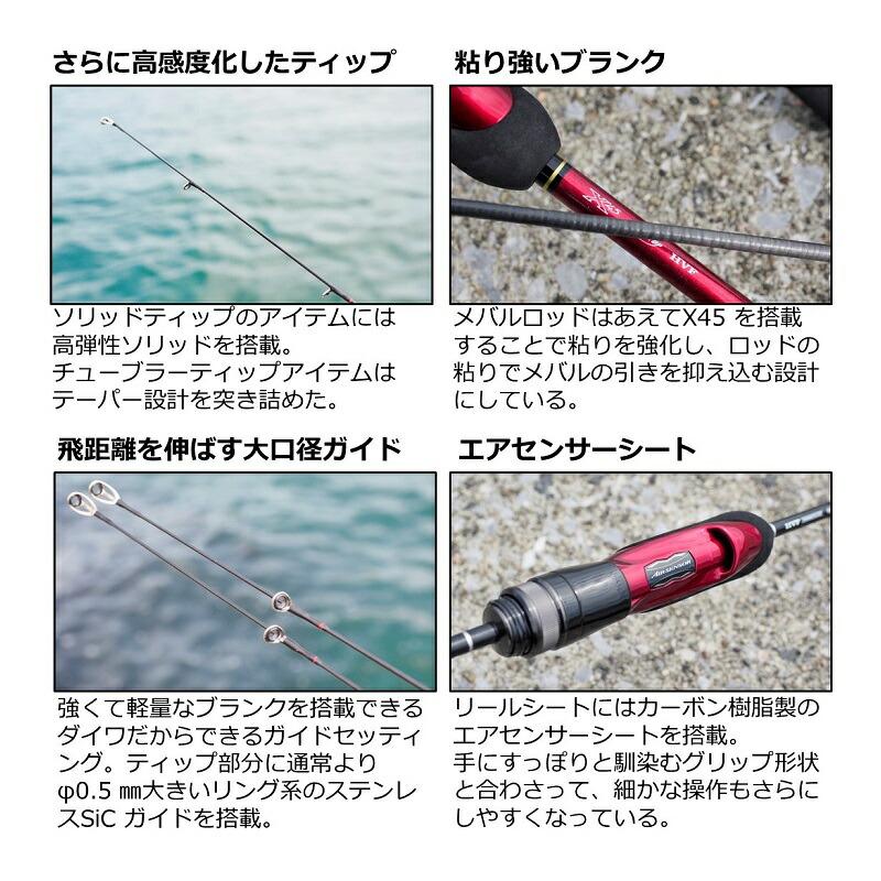 DAIWA（ダイワ） 月下美人 MX 83MH-T・N : つり具のBunBun Yahoo!店