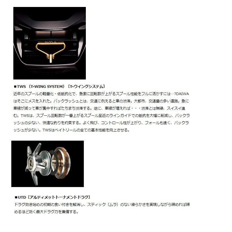 DAIWA（ダイワ） 21ジリオン SV TW 1000L / 左ハンドル : つり具の