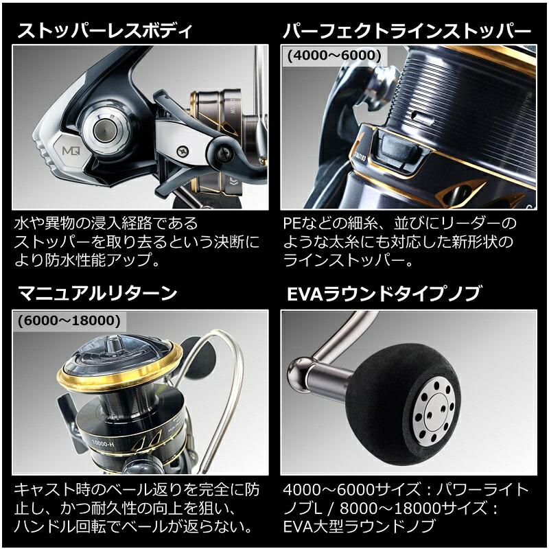 DAIWA（ダイワ） 22カルディアSW 6000S-H : つり具のBunBun Yahoo!店