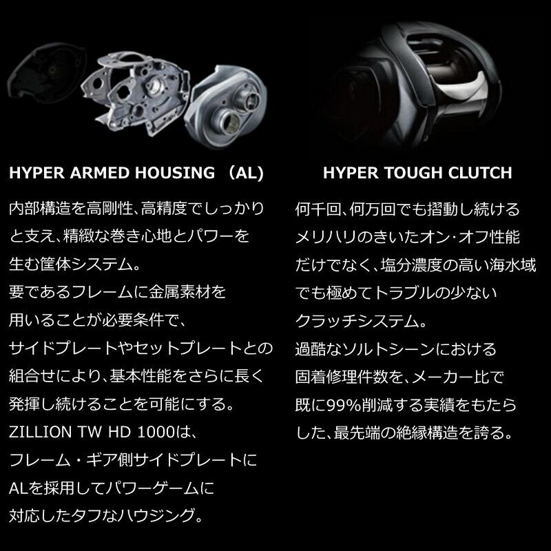DAIWA（ダイワ） ジリオン TW HD 1000H / 右ハンドル : つり具のBunBun