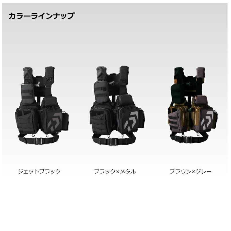 DAIWA（ダイワ） DF-6122 ベンチクールゲームベストV ブラック×メタル