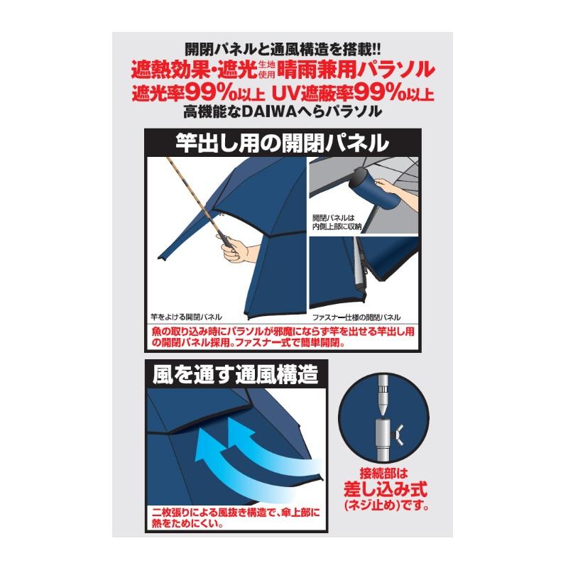 DAIWA（ダイワ） DAIWAへらパラソル W90 ブルー : つり具のBunBun