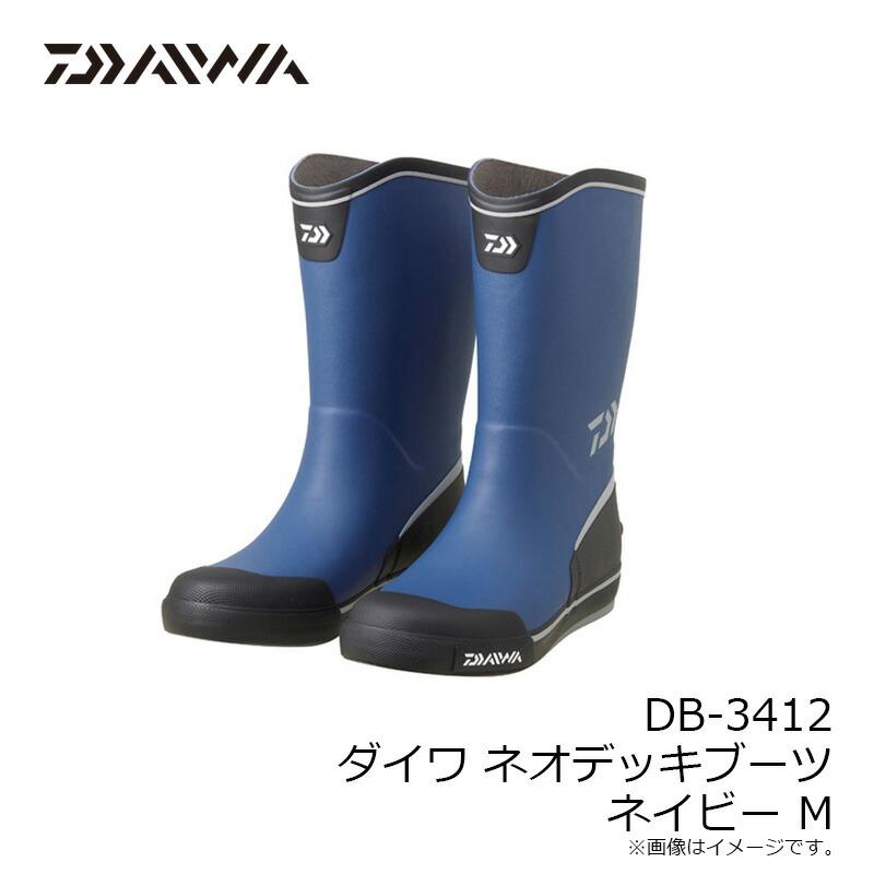 ダイワ DB-3412 ダイワネオデッキブーツ ネイビー Mの画像