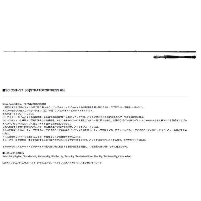 ダイワ スティーズ SC C68H-ST・SB ストラトフォートレス 【大型商品