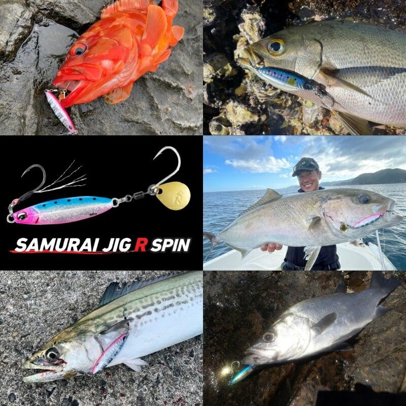 DAIWA（ダイワ） サムライジグR スピン 40g サゴシピンクゼブラ