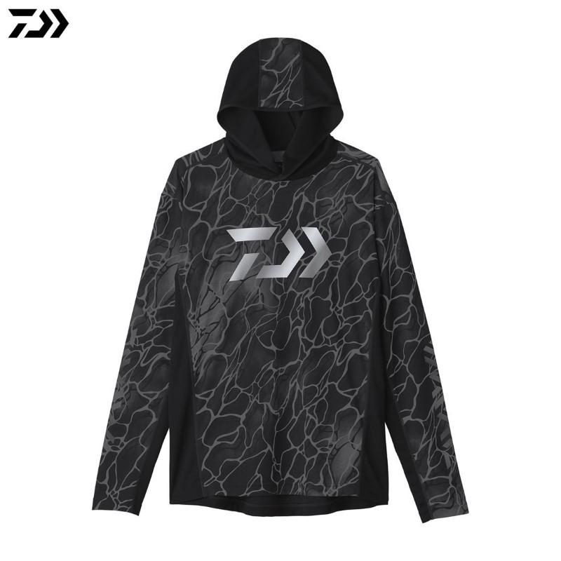 DAIWA（ダイワ） DE-3725 フーディゲームシャツ タイドブラック XL