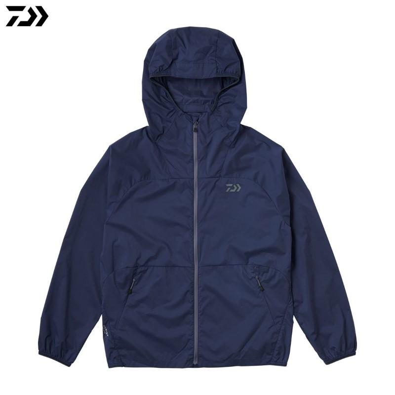 ダイワ DJ-5025 パーテックス ポケッタブルフーディジャケット グレープネイビー Mの画像