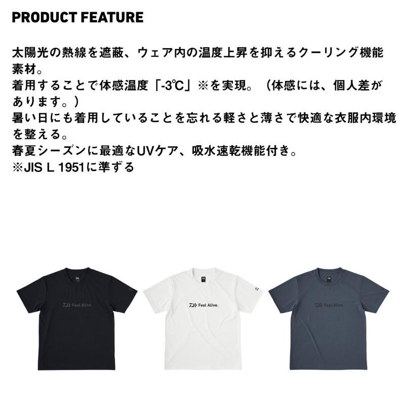 DAIWA（ダイワ） DE-9525 サンブロックドライシャツ ガンメタル M
