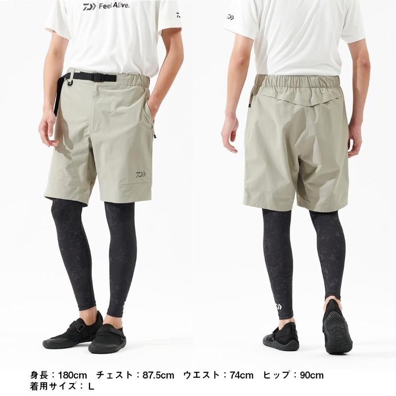 ダイワ DR-5025P レインマックス リップストップショートパンツ マッチャ Mの画像