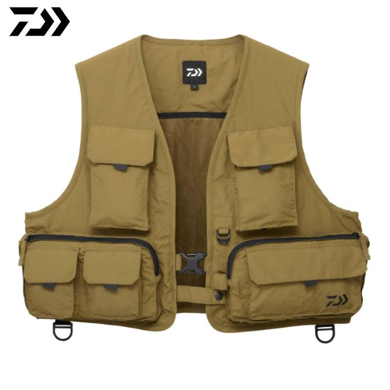 DAIWA（ダイワ） DV-3425 フィッシングベスト XL オリーブ : つり具の
