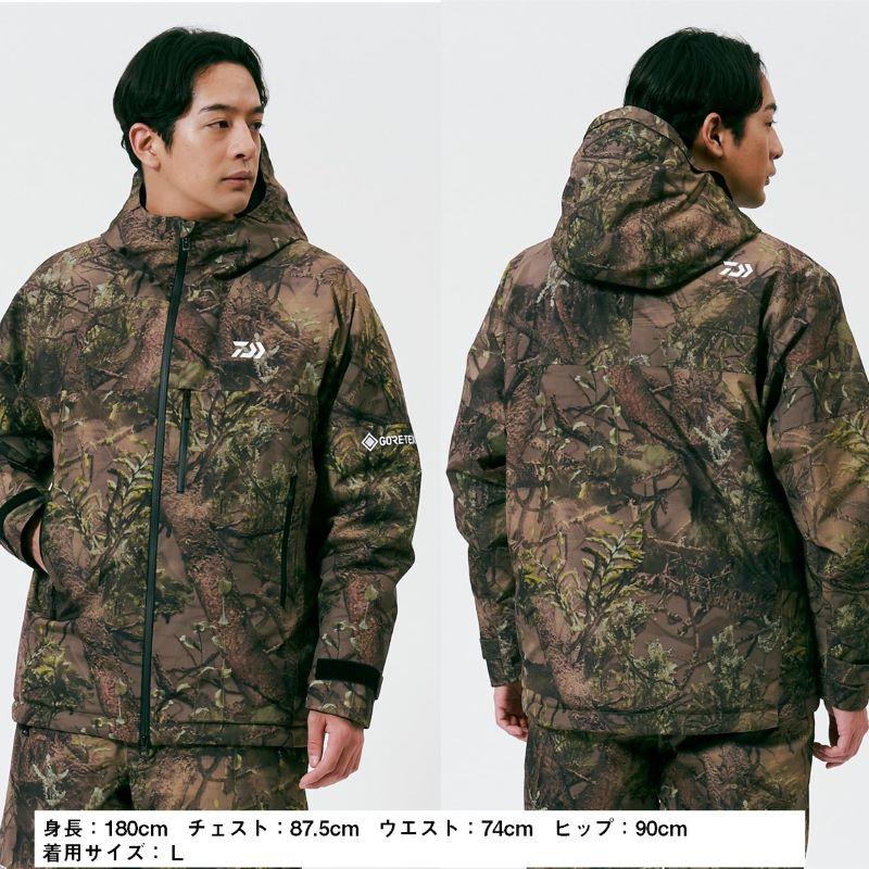 DAIWA ダイワ フィッシング 中綿 ジャケット ジャンパー 迷彩 M Daiwa GORE-TEX 迷彩 フィッシングジャケット 防寒 Daiwa GORE-TEX
