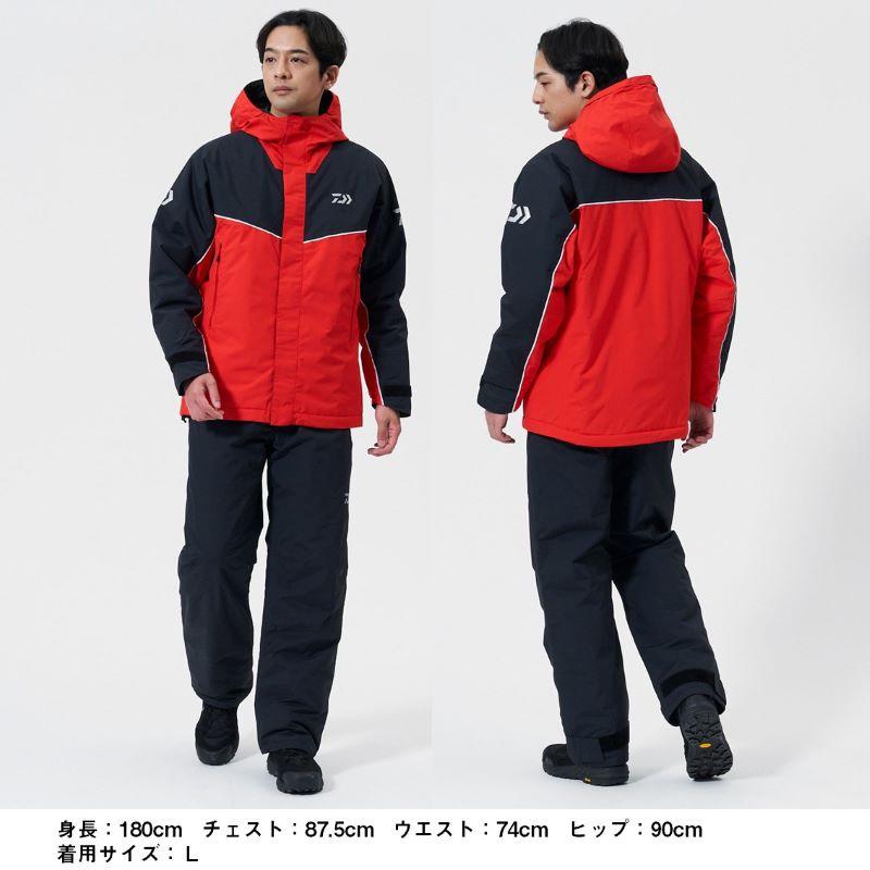 ダイワ 【決算SALE 防寒ウェア】 DW-3425 レインマックス ハイロフト ウインタースーツ 2XL ガンメタルの画像