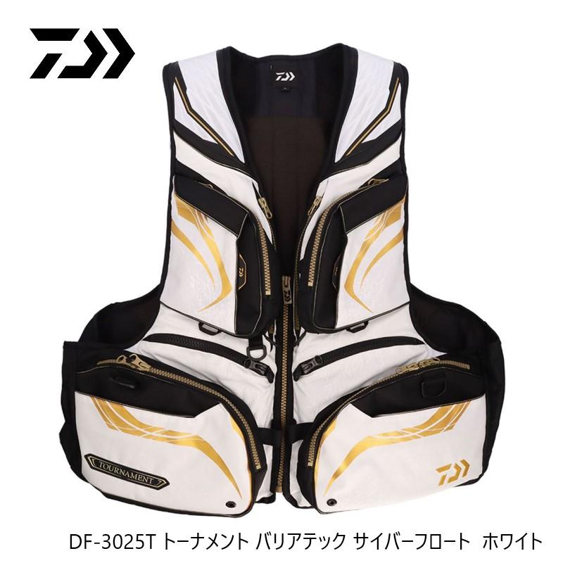 ダイワ DF-3025T トーナメント バリアテック サイバーフロート L ホワイト / 磯釣り フローティングベストの画像