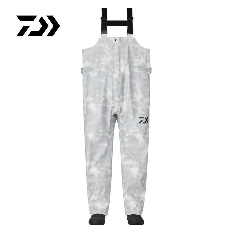 ダイワ　DR-6226P PUオーシャンレインサロペット ホワイトヘイズカモ M / レインウェア 船釣り パンツ ズボン メンズ 船用レイン_6