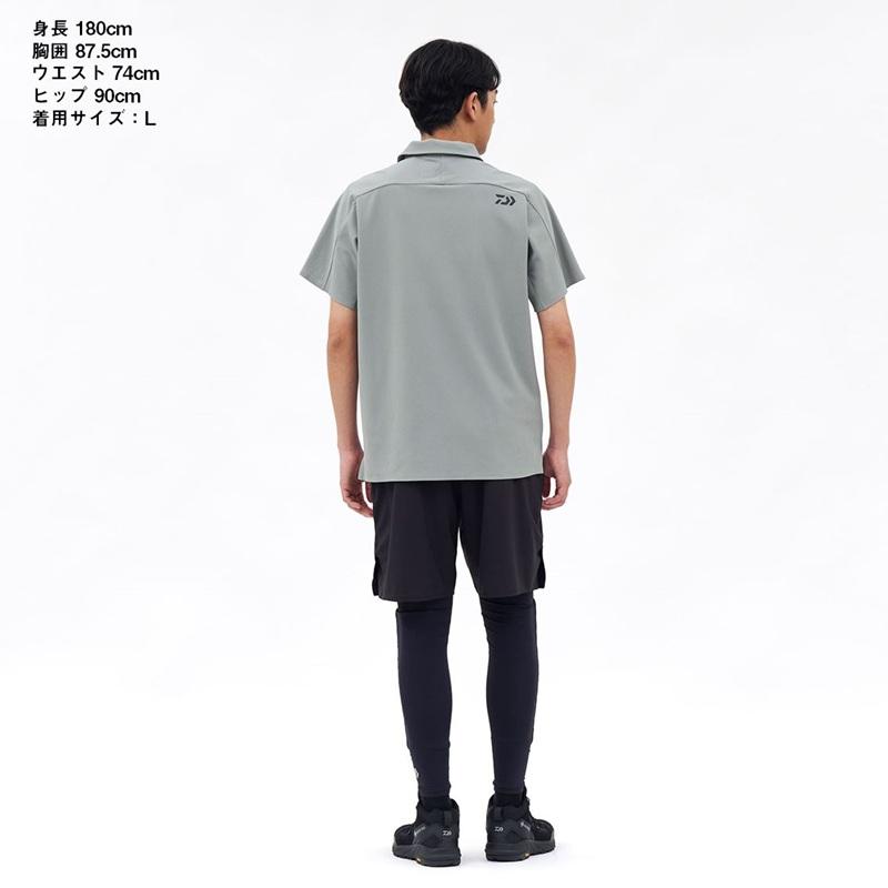 DAIWA（ダイワ） DE-9426 サンブロックドライポロシャツ ブラック S