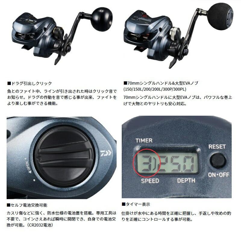 DAIWA（ダイワ） ライトゲームRX IC 300P / 右ハンドル : つり具の