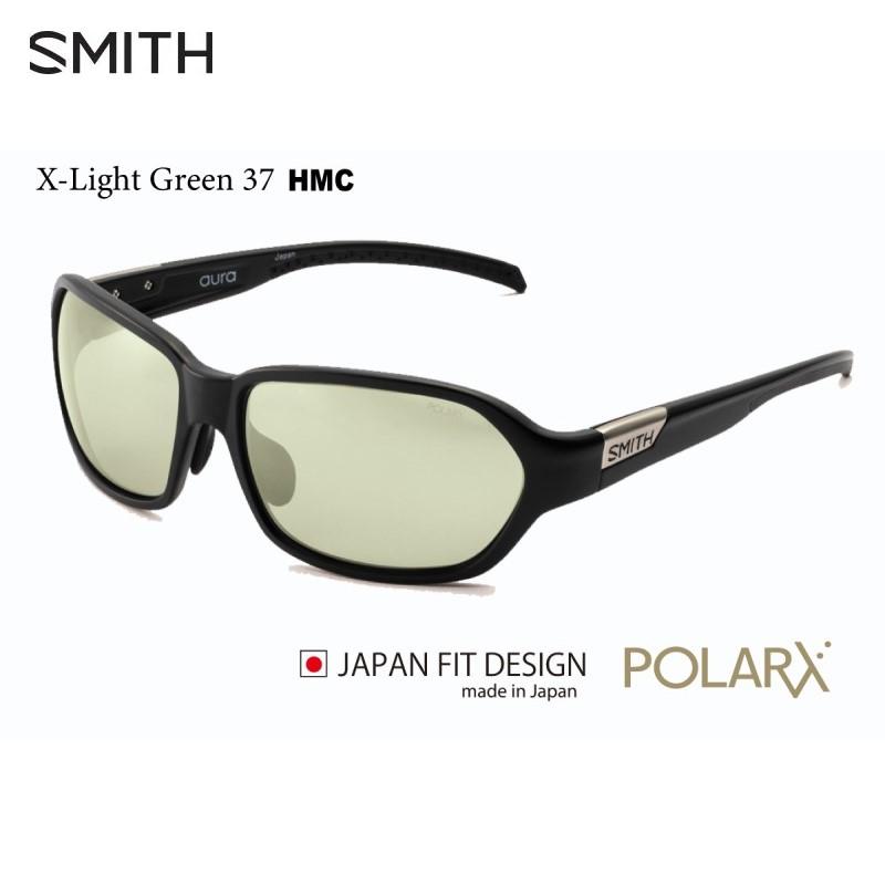 SMITH オーラ POLARX Aura 第3世代 Matte Black X-Light Green 37