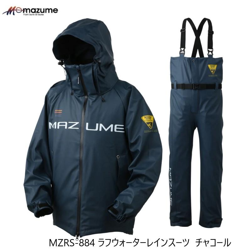 オレンジブルー MZRS-884 mazume ラフウォーターレインスーツ L チャコール / オフショア　船釣り　レインウェア オレンジブルー MZRS-884 mazume ラフウォーターレインスーツ L