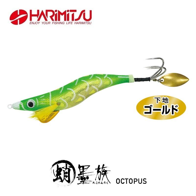 ハリミツ(HARIMITSU)☆墨族 3.5号 ハリミツ 蛸墨族 3.5号-35g 24 鯉のぼりグリーン : つり具のBunBun