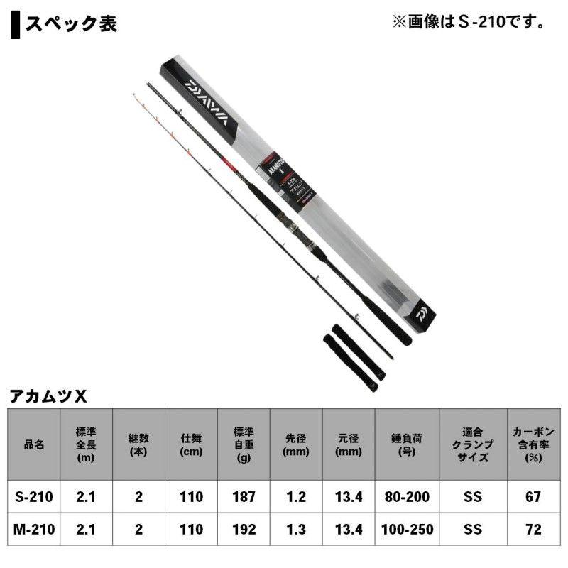 ダイワ アカムツX S-210の画像