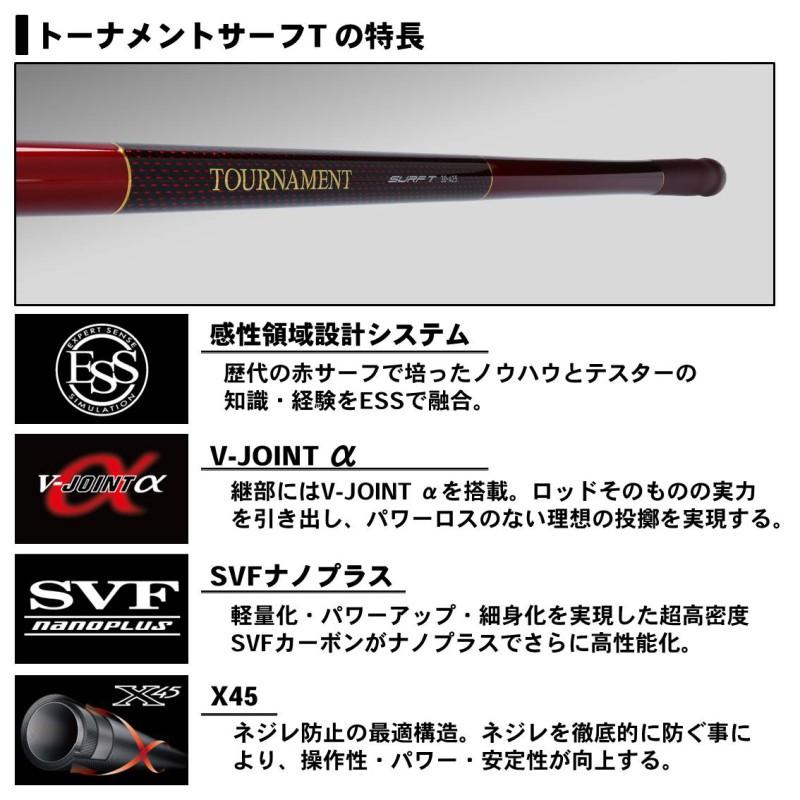 Daiwa トーナメントサーフ T 33-405 投げ竿 Amazon | ダイワ(DAIWA) 振出投げ竿 トーナメントサーフT・R 33-405・R